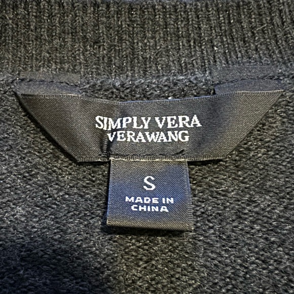 Simply Vera Vera Wang Striped Long Sleeve Sweater - Picture 3 of 8